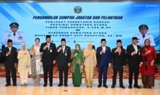 Bobby Nasution Lantik Timur Tumanggor sebagai Pj Sekdaprov Sumut, Titip Tiga Pesan.