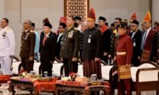 Gubernur Bobby Nasution Bersama Forkopimda Ikuti Upacara Detik-detik Proklamasi HUT Ke-81 RI Secara Virtual