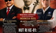 HUT RI ke-81, Prof. Dr. KH. Sutan Nasomal, S.H., M.H., Pakar Hukum Internasional , Ekonom, Ingatkan: Jangan Lupakan W.R. Soepratman, Sang Pencipta Indonesia Raya