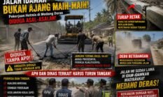 Proyek Jalan 30 Miliar di Medang Deras Retak Saat Dikerjakan, APD Tak Dipakai hingga Debu Dikeluhkan Warga: Prof Sutan Nasomal SH MH, Minta Pengawasan Diperketat