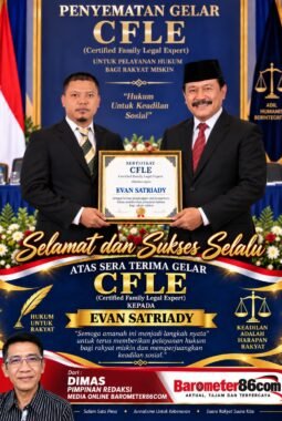 Prof Dr Sutan Nasomal Ketum YLBH Profesor Sutan Nasomal SH MH Menyematkan Gelar CFLE Kepada Evan Satriadi CFLE Untuk Berikan Pelayanan Hukum Rakyat Miskin!!!